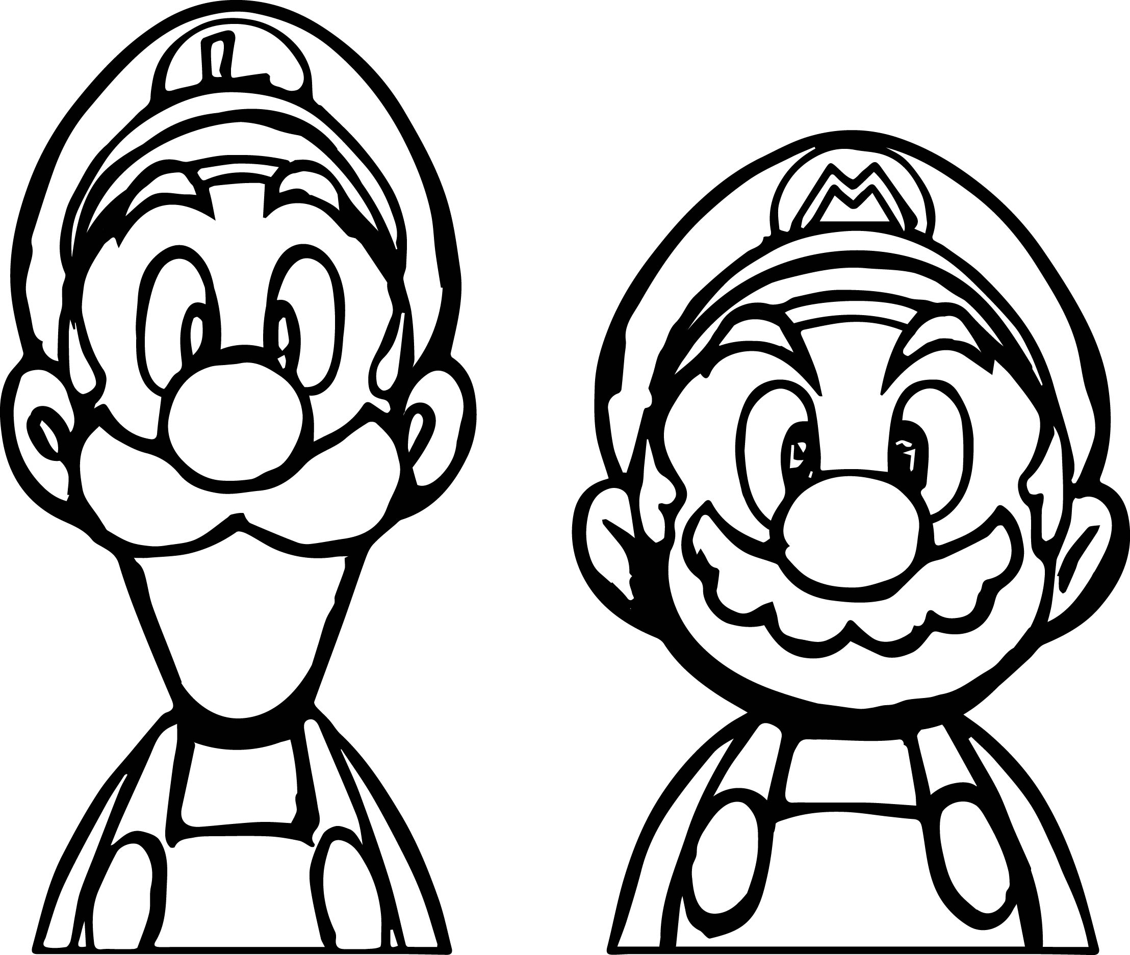 2216x1873 42 Mario Color Pages, Luigi And Mario Coloring Pages