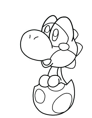 350x450 Yoshi Coloring Page And Coloring Pages Baby Yoshi Colouring Pages