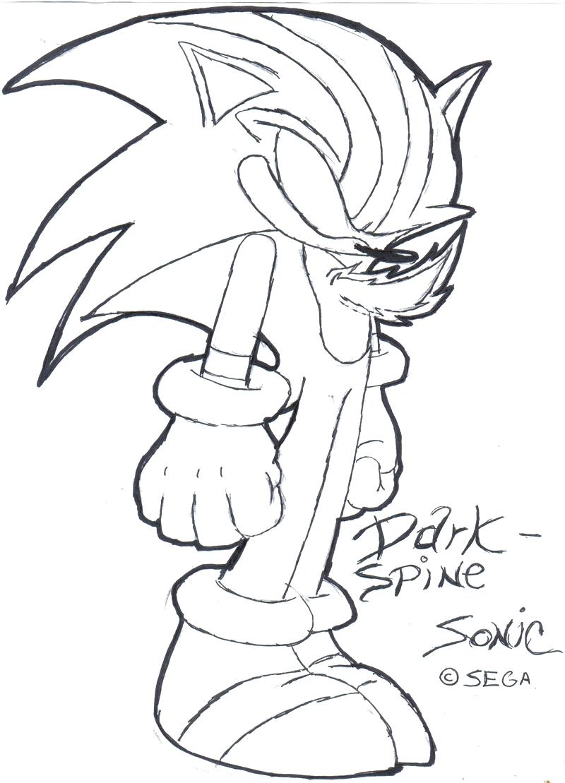 800x1109 Powerful Dark Super Sonic Coloring Pages Unloc