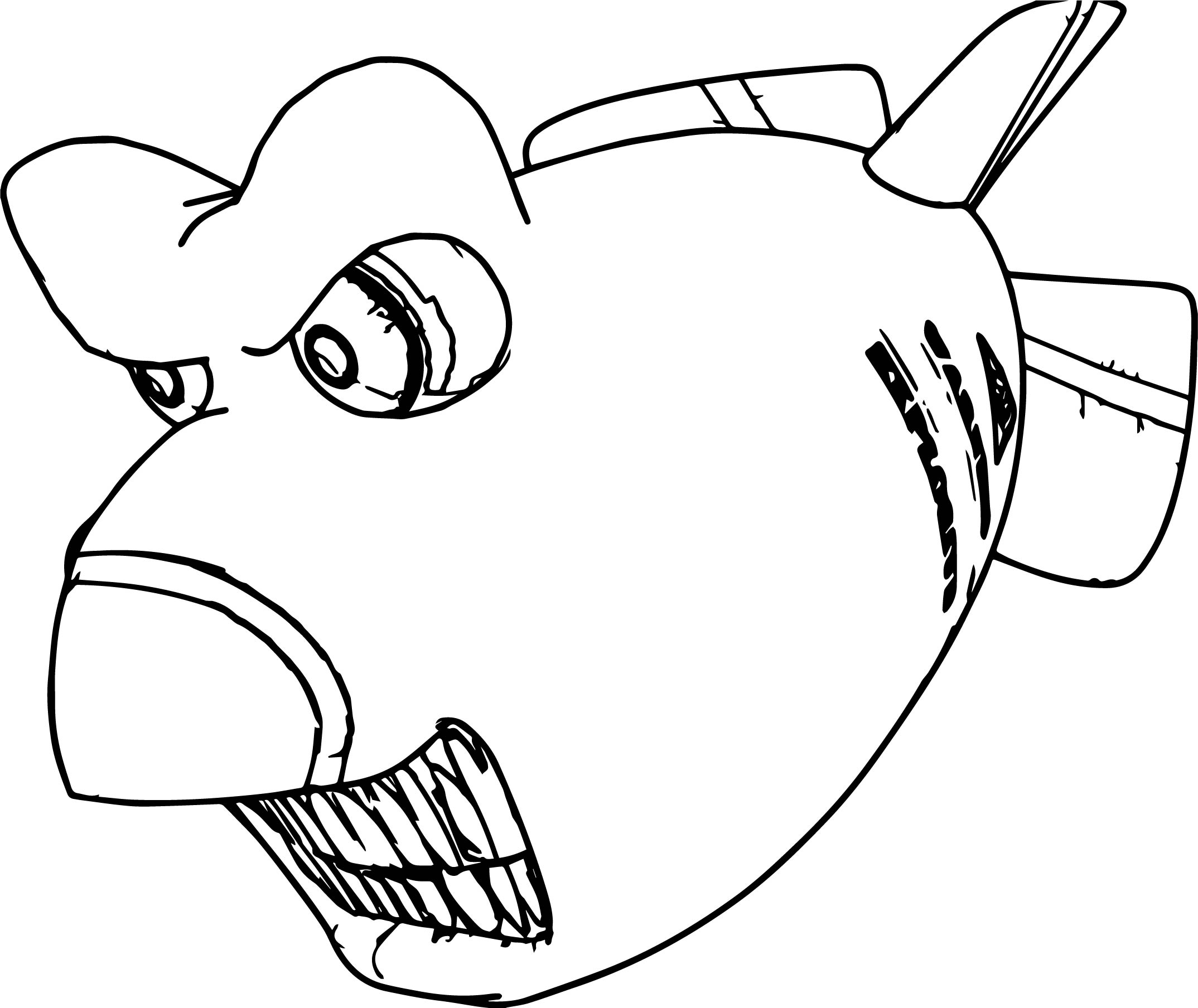 2148x1808 Smart Fish Bomb Coloring Page Wecoloringpage