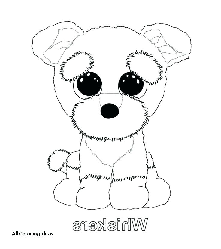 736x830 Beanie Boo Coloring Pages In Addition To Beanie Boo Unicorn Beanie