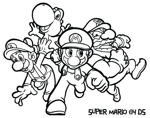 600x471 Brothers Coloring Pages Shop Related Products Mario Brothers
