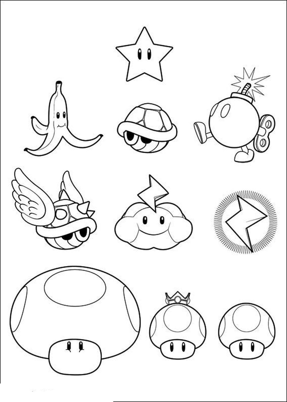 1000x1400 Super Mario Bros Printable Coloring Pages