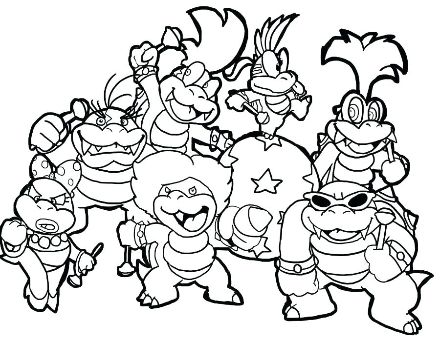 900x699 Free Mario Coloring Pages Together Kart 8 Coloring Pages