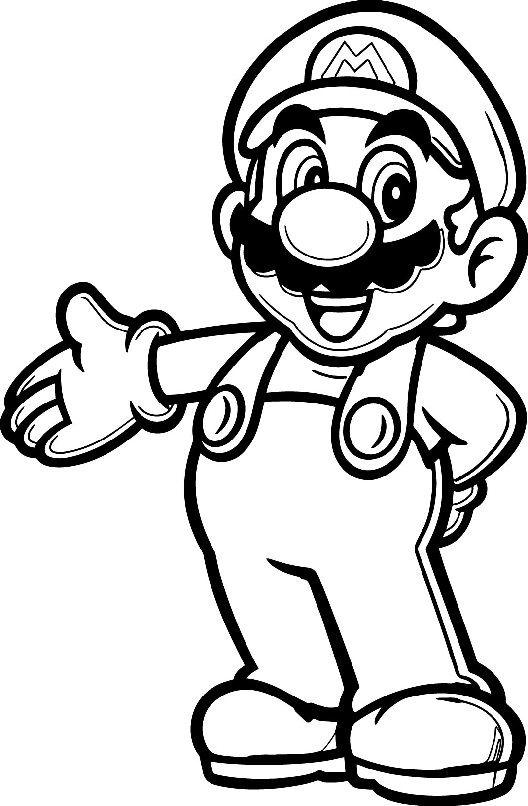 1071x1634 Mario Coloring Page Pages Bloodbrothers Me Ribsvigyapan Mario