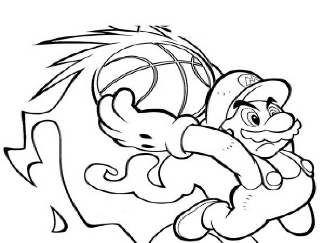 1280x960 All Mario Characters Coloring Pages Super Brothers Page Color Luna