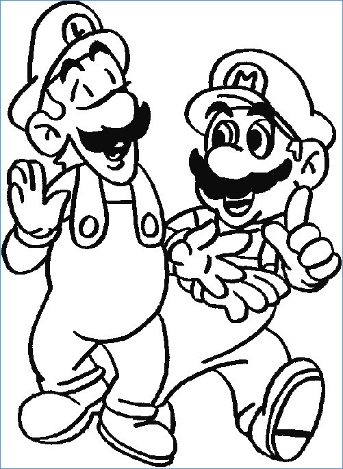 501x685 Mario Brothers Coloring Pages Luxury Super Mario 3 Coloring Pages