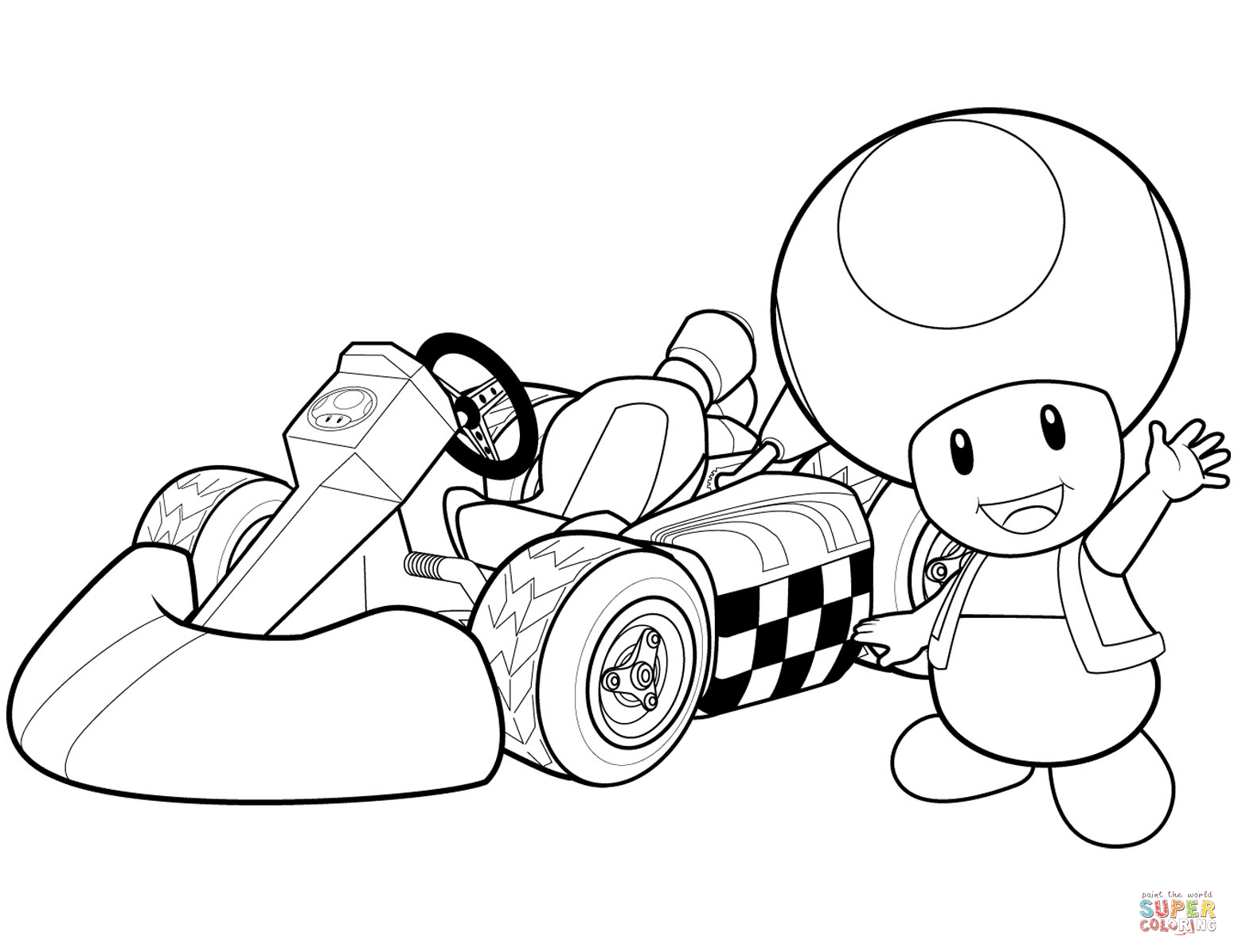 1550x1197 Coloring Pages Mario Kart