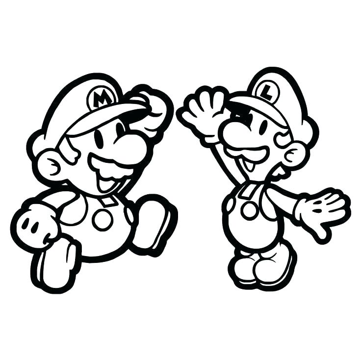 736x736 Free Mario Coloring Pages S S S Free Mario Christmas Coloring