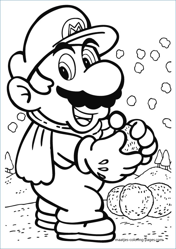 595x842 Wii Super Mario Galaxy 2 Coloring Pages