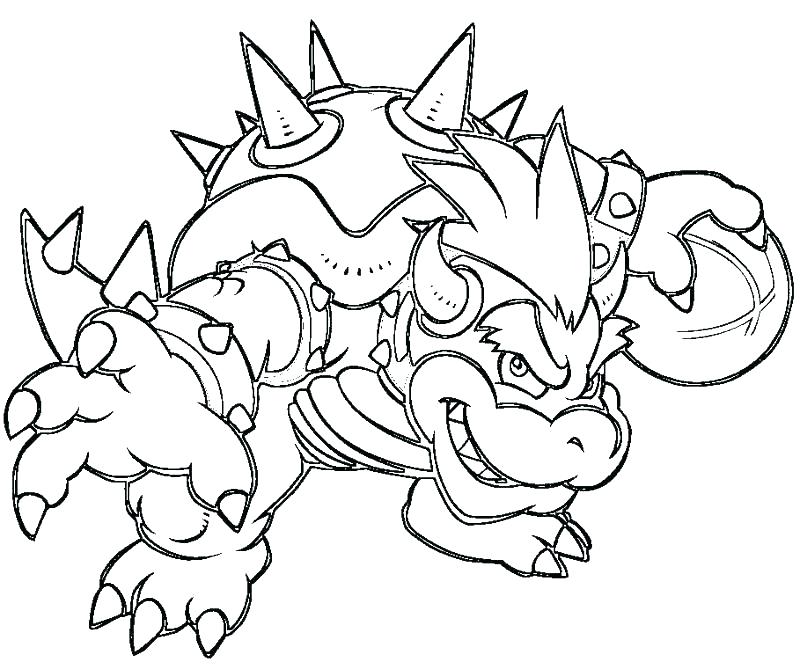 800x667 Bowser Jr Coloring Pages