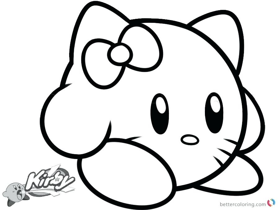 900x680 Kirby Coloring Pages Download This Coloring Page Kirby Mario