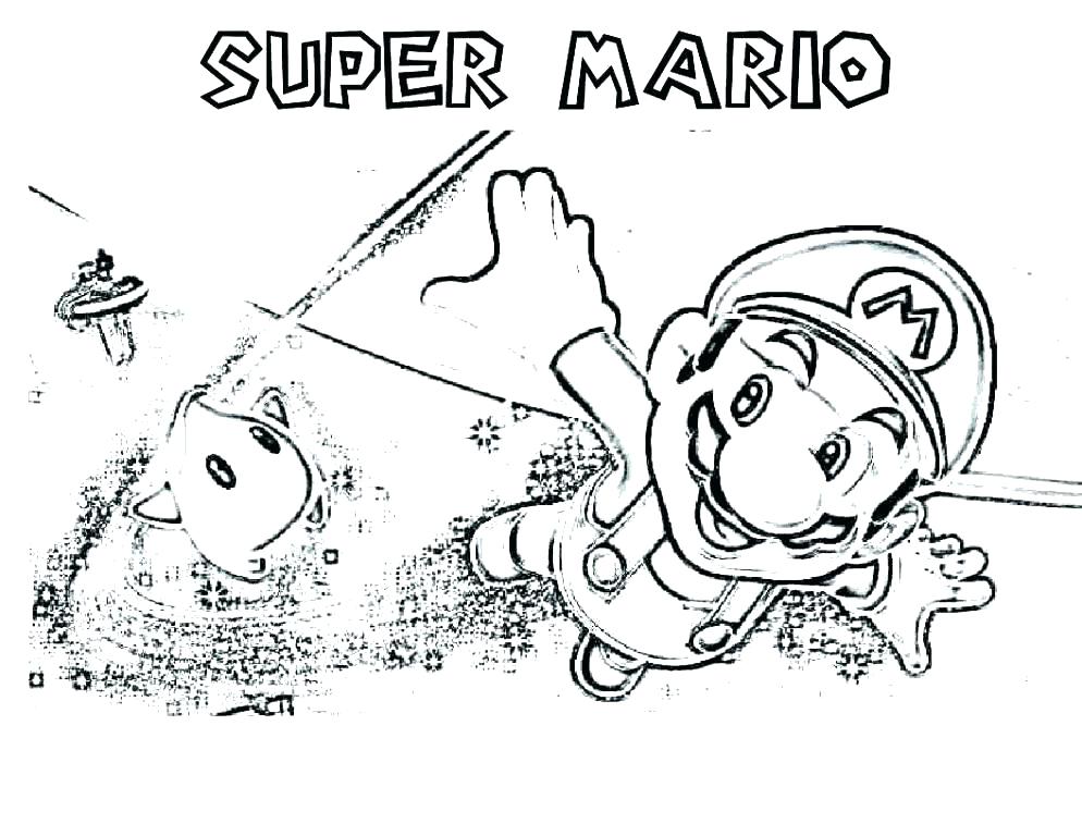 994x768 Super Mario Coloring Page Super Coloring Pages Photo 1 Super Mario