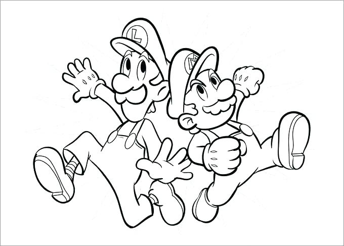 680x486 Goomba Coloring Pages