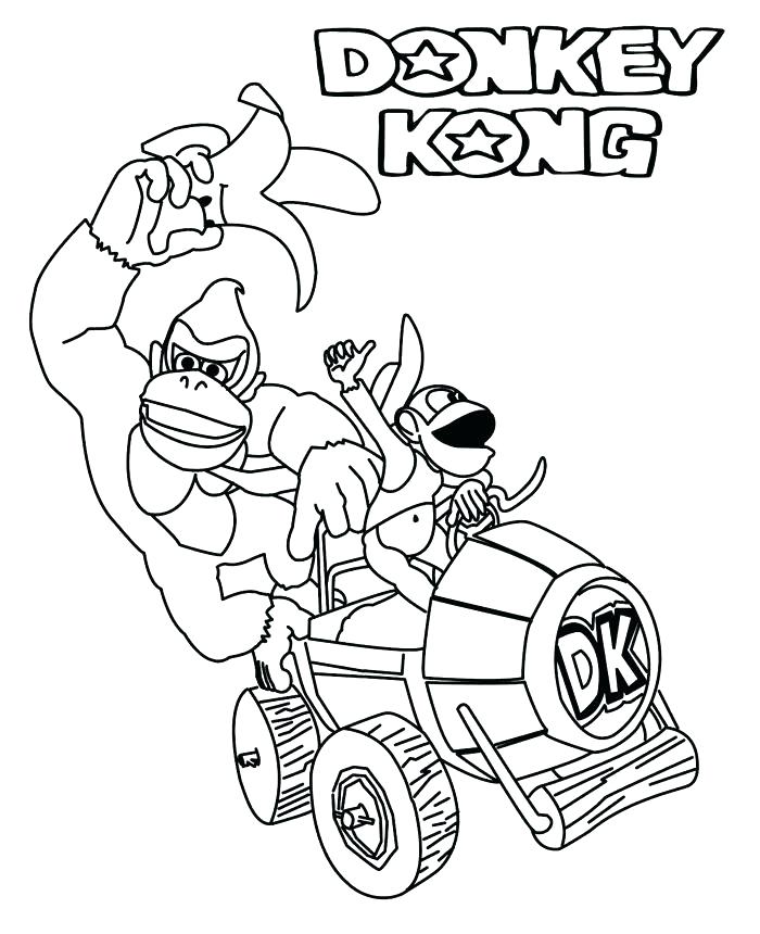 700x860 Mario Cart Coloring Pages Kart Printable Coloring Pages Kart