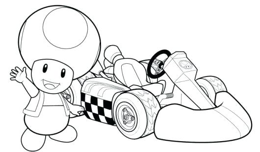 530x310 Mario Cart Coloring Pages Kart 8 Coloring Pages Kart Coloring