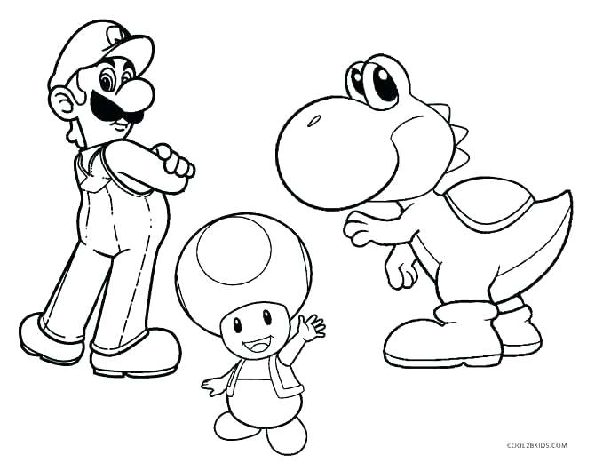 670x521 Super Mario Coloring Page Coloring Page Super Bros Video Games