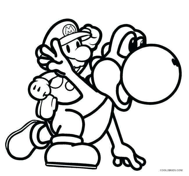 650x607 Yoshi Coloring Page Medium Size Of Coloring Page Pages