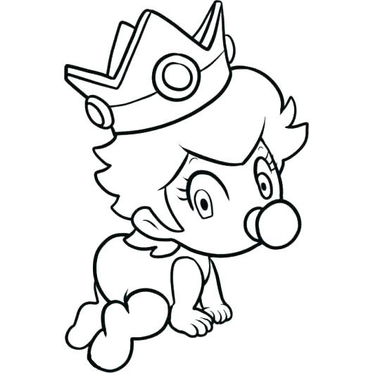 530x530 Mario Kart Characters Coloring Pages Beautiful Awesome Peach