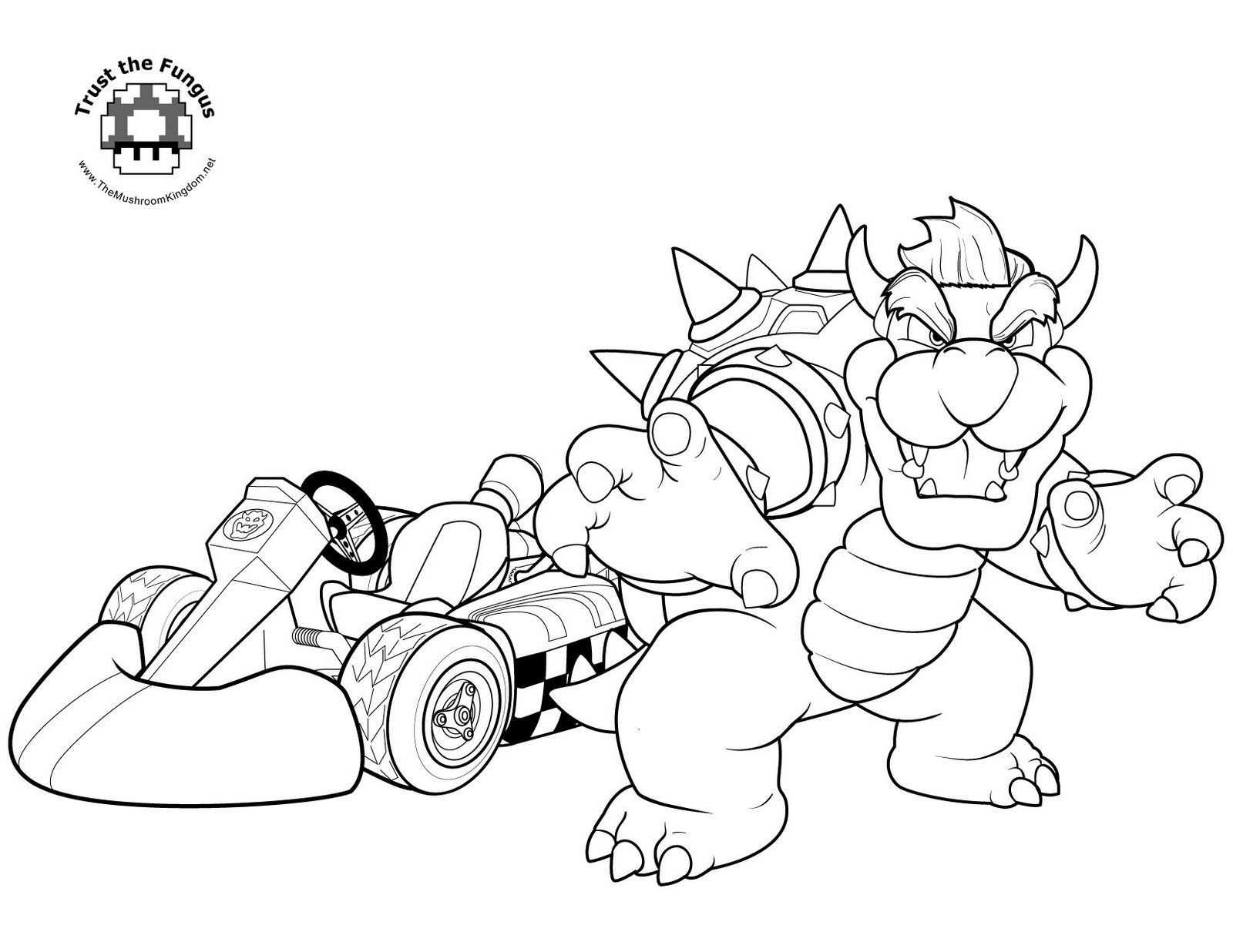 1600x1236 Mkwiicp Items Mario Kart Wii Coloring Pages