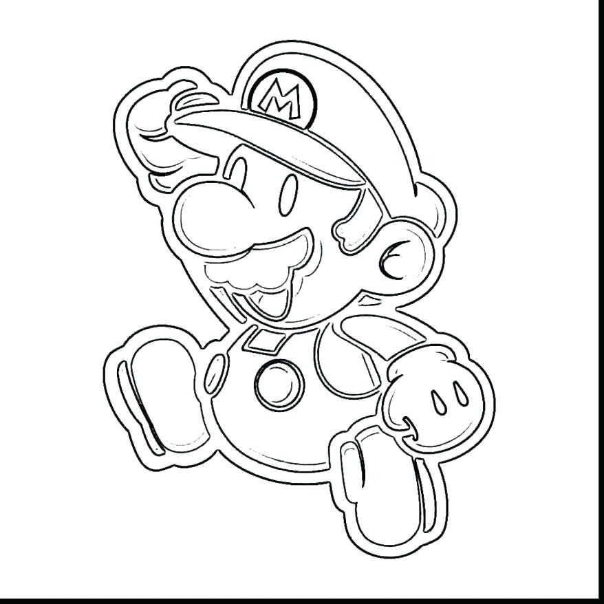 878x878 Elegant Super Mario Odyssey Coloring Pages For Kart Printable