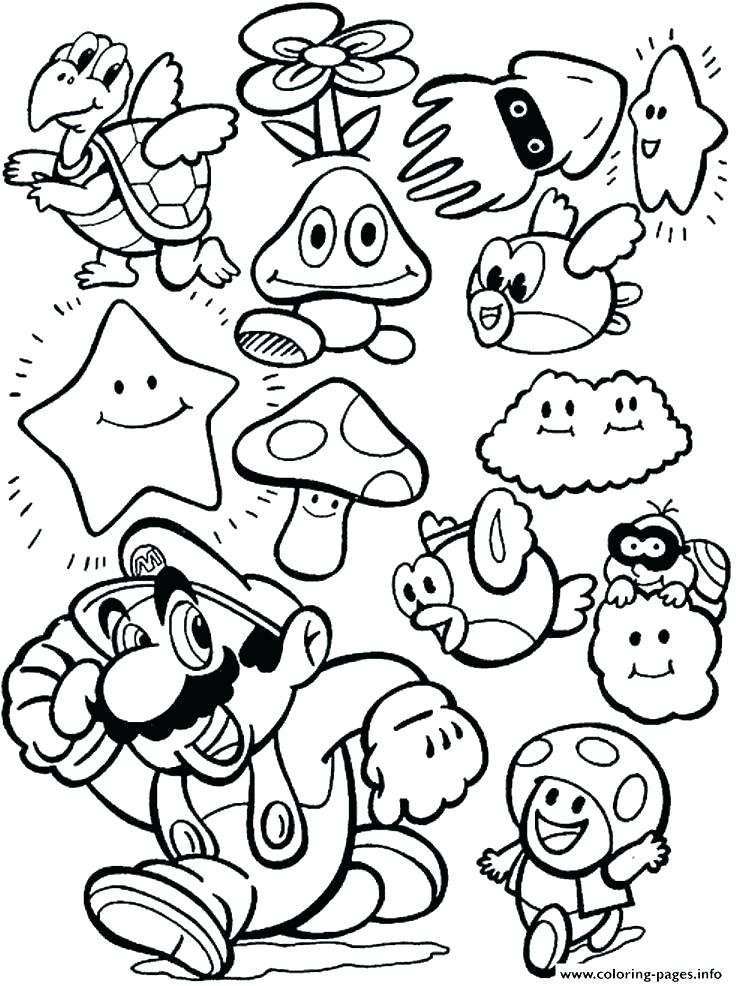736x986 Mario Party 10 Coloring Pages Super 9 Printable Bros Ideas