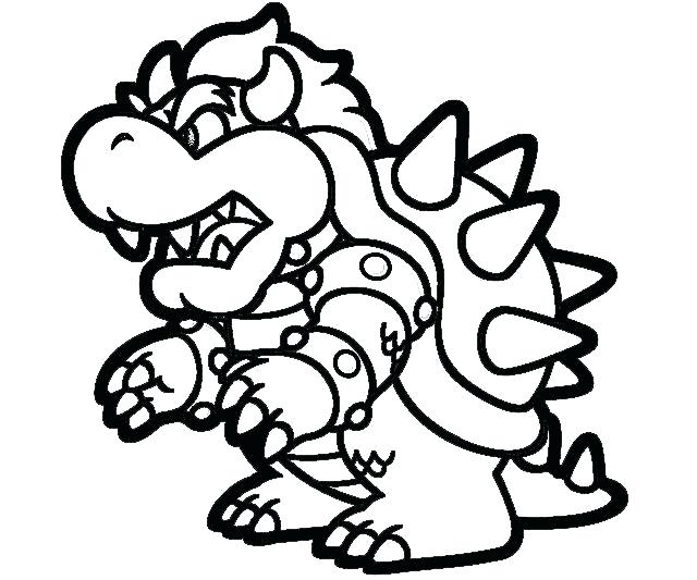 640x533 Mario Party Coloring Pages Printable Super Land Characters