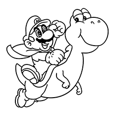 230x230 Top 20 Free Printable Super Mario Coloring Pages Online
