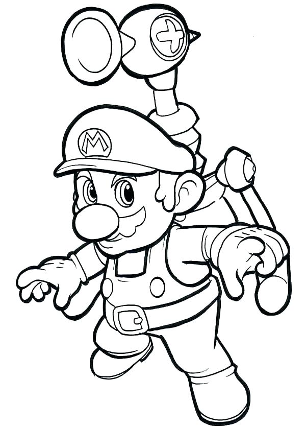 600x836 Paper Mario Sticker Star Coloring Pages Paper Sticker Star