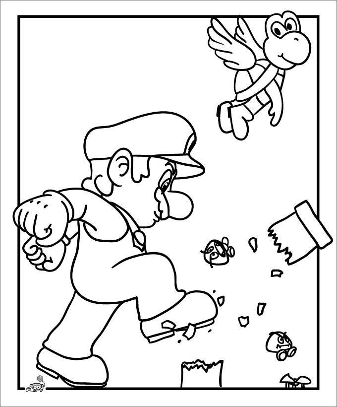 680x820 25 Free Mario Coloring Pages Images Free Coloring Pages
