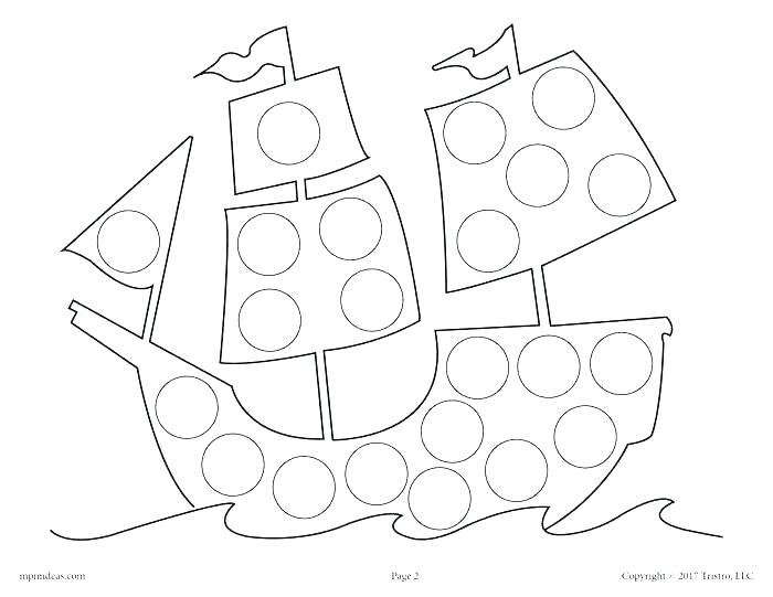 700x541 Dot Coloring Pages