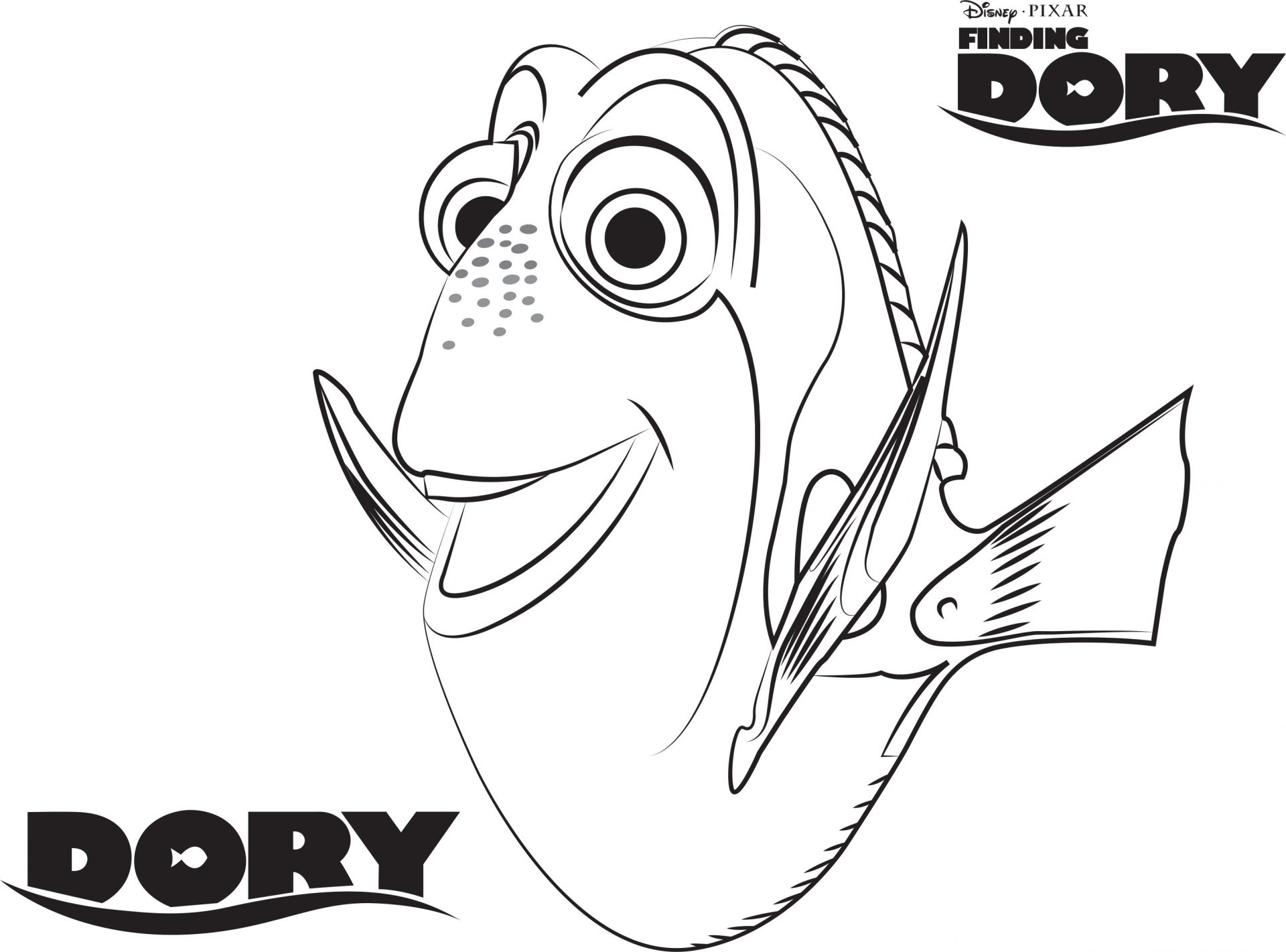 1920x1421 Findingo Coloring Pages Photo Design In Aquarium Underwater