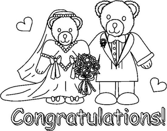 550x431 Fascinating Wedding Coloring Pages Free 46 On For Regarding Color