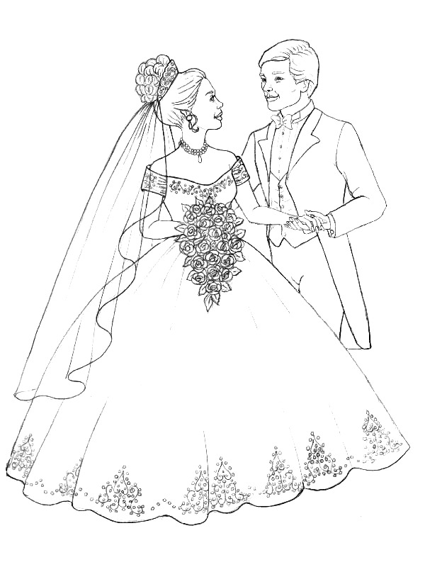 600x800 Kids N Fun Com 34 Coloring Pages Of Marry And Weddings