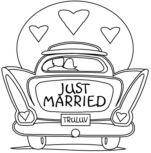 500x508 New Wedding Coloring Pages For Kids 74 In Coloring Books