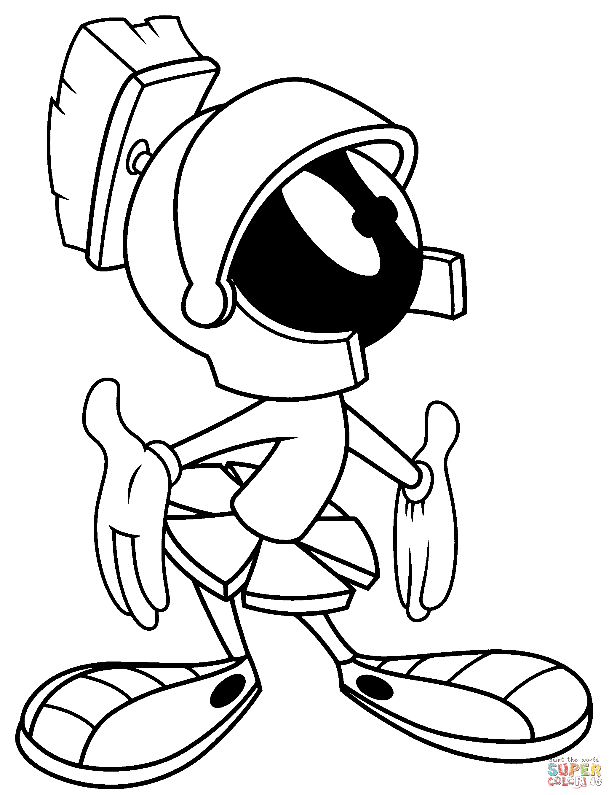 2055x2680 Marvin The Martian Super Coloring Dremel Crafts