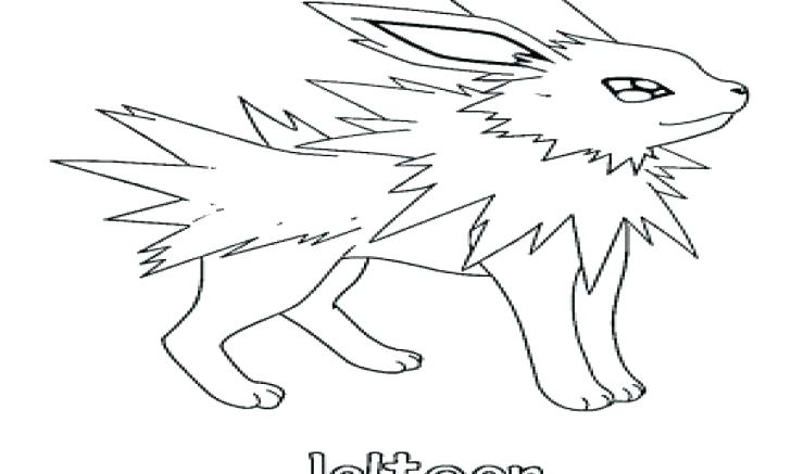 728x437 Jolteon Coloring Pages Free Coloring Library