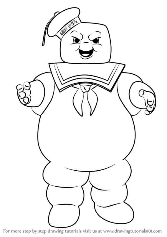 567x800 The Marshmallow Man Coloring Pages