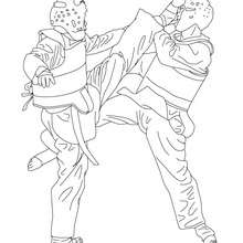220x220 Martial Arts For Kids Coloring Pages