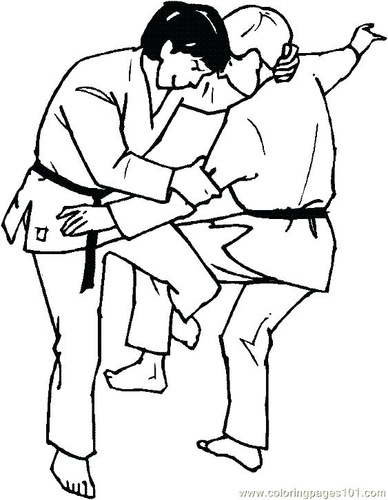 563x726 Taekwondo Coloring Pages Martial Arts Coloring Pages Images Judo