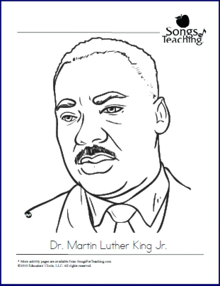 740x960 Martin Luther Coloring Page Free Martin King Jr Coloring Pages