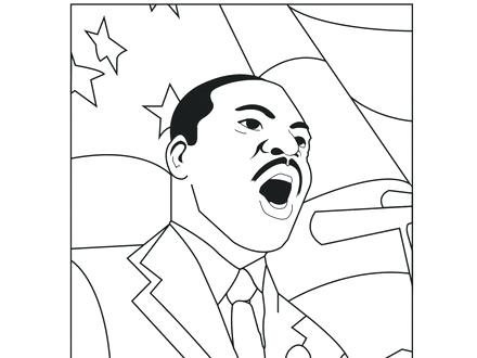 440x330 Martin Luther Coloring Page Martin King Coloring Martin King