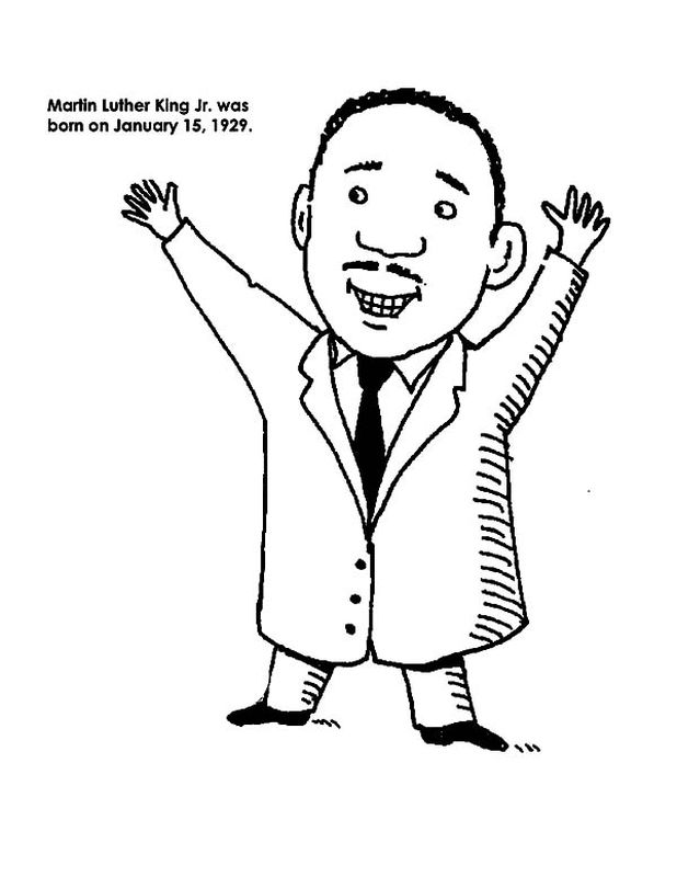618x800 Funny Cartoon Drawing Of Martin Luther King Coloring Pages