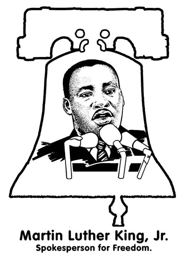 600x843 Martin Luther King Coloring Pages Free 408022