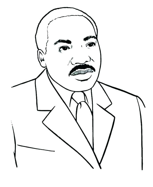 600x733 Dr Martin Luther King Jr Coloring Pictures King Coloring Pages