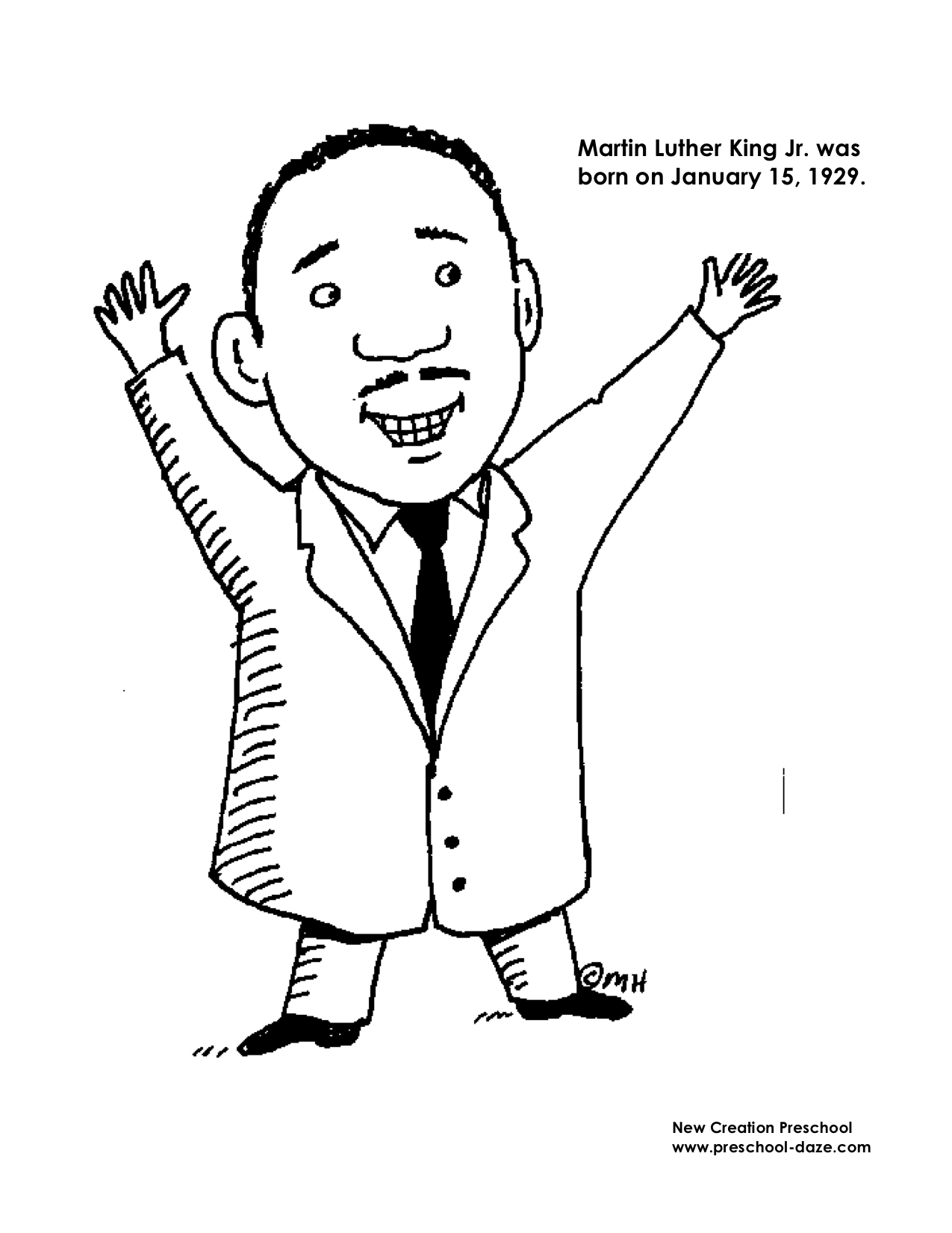 1275x1651 Best Of Get This Preschool Martin Luther King Jr Coloring Pages