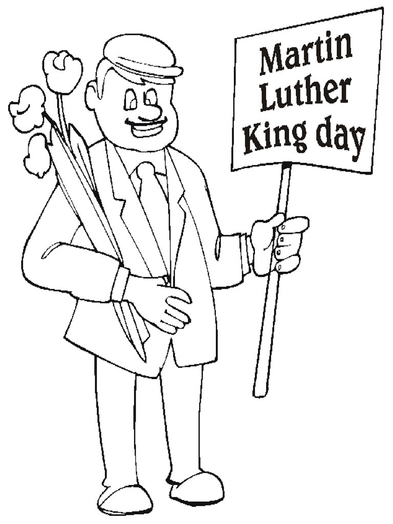 768x1024 Martin Luther King Jr Coloring Pages And Worksheets Best Page Acpra