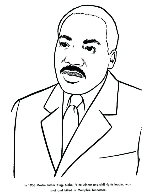 670x820 Coloring Pages Of Martin Luther King Jr Vanda