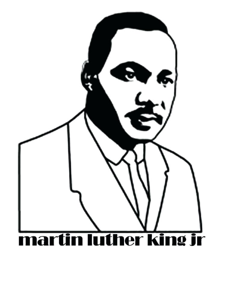 754x960 Coloring Pages For Martin Luther King Jr Martin King Jr Coloring