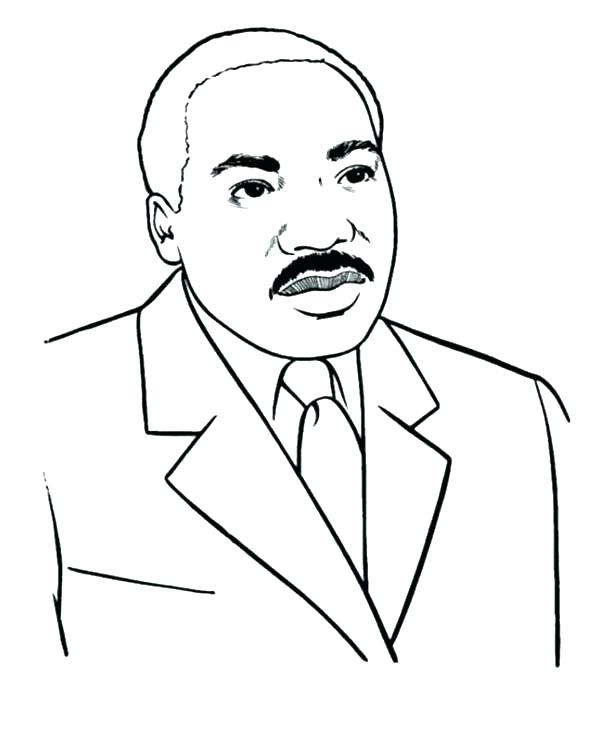 600x733 Mlk Coloring Pages Printable Coloring Pages Every Month Is Black
